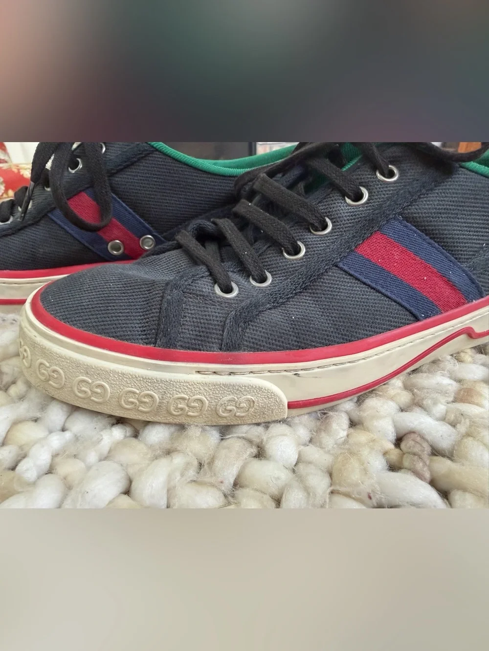 Gucci Tennis 1977 Men’s Canvas Sneaker.